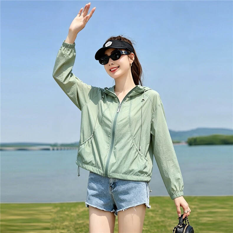 现货！2026夏季新款时尚休闲防晒衣女,女装防晒衣,以桐