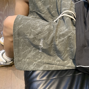夏季扎染刺绣五分短裤 XZ604-DK502-P35控48图片
