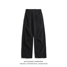 抖音品质初秋衔接款潮流宽松透气休闲裤B315-K24242-特p30控58，男装休闲裤，电商B315