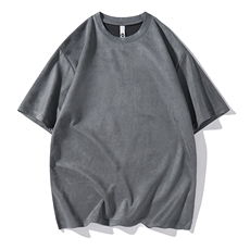 潮牌美式纯色短袖夏季宽松休闲百搭男女同款圆领套头T恤JP02-P15，男装T恤，星座717