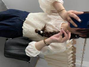 刺绣特色假两件上衣，其它，新袖