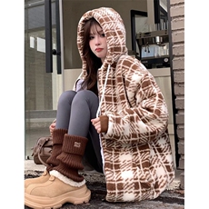 羊羔毛翻领棉服外套女冬季飞行夹克保暖情侣棒球服棉衣M5780，男装夹克，星座1116A（原606A-3）