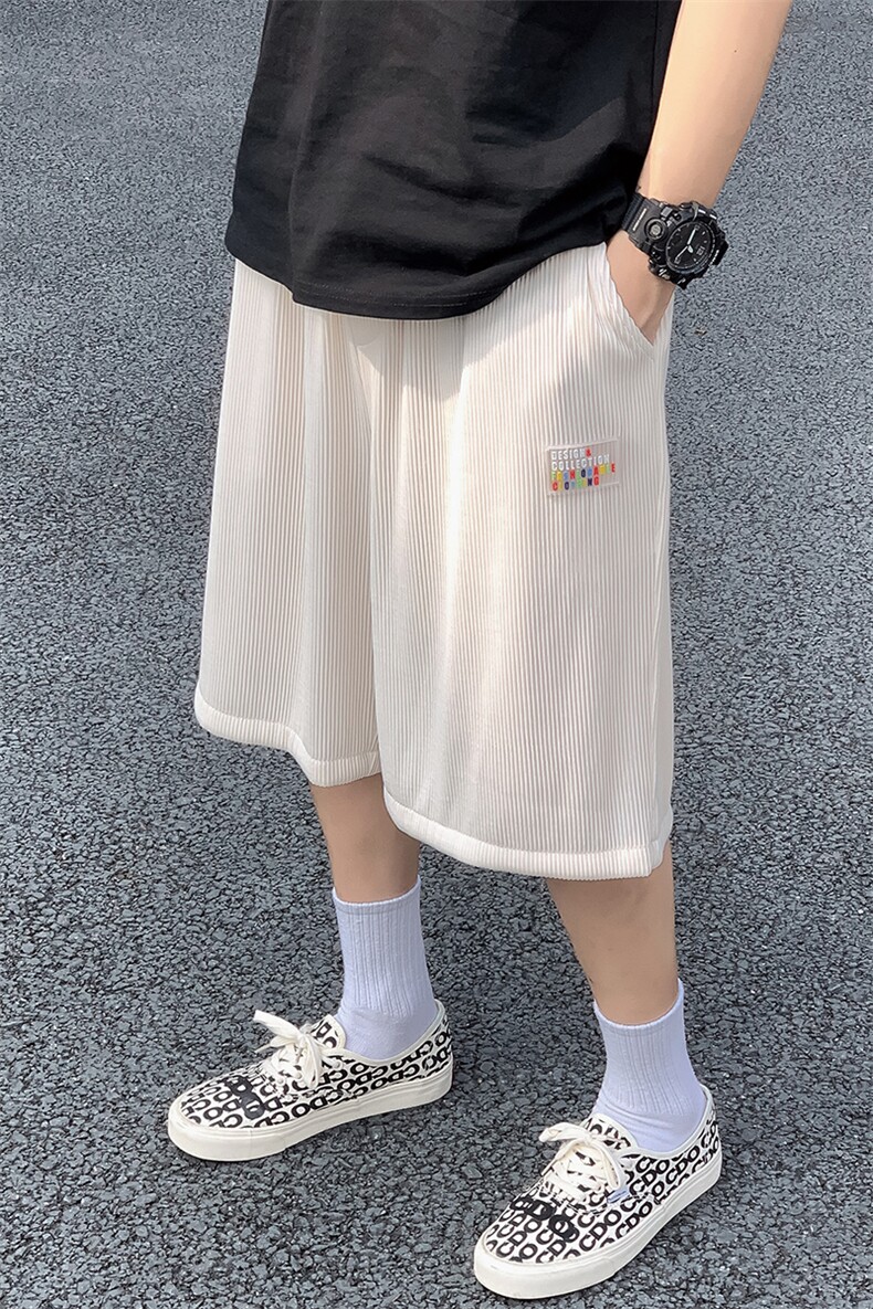 2025夏潮ins休闲卫裤男时尚五分短裤A061-XDK6006-P35,男装牛仔裤,电商A061-1