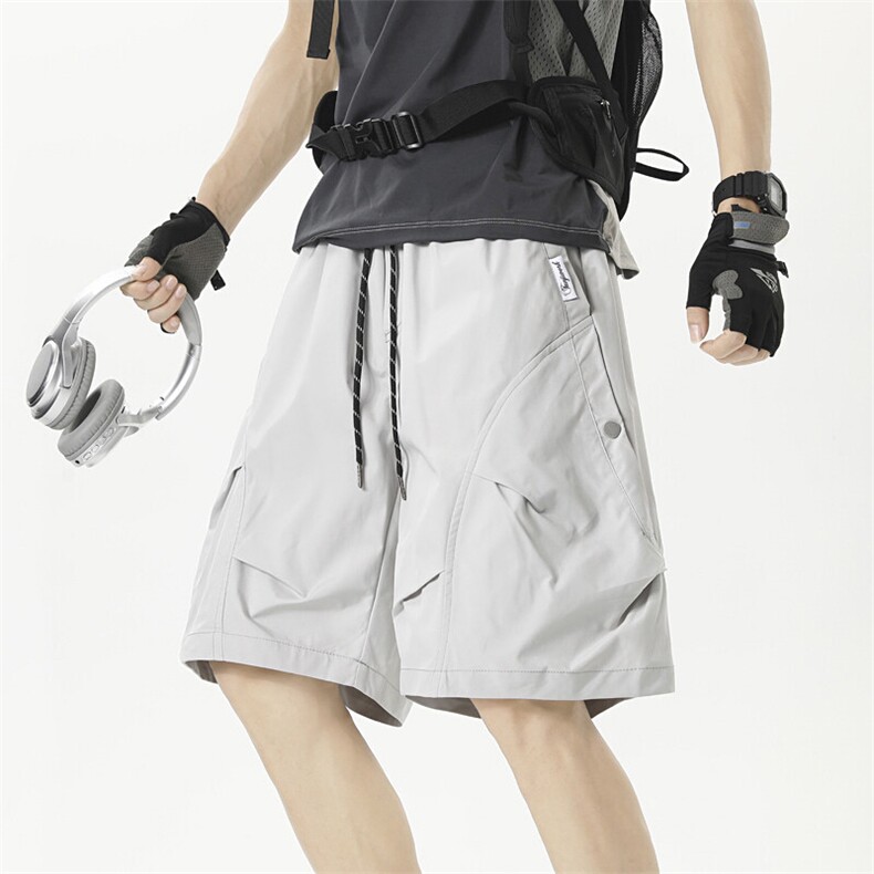 现货夏季速干薄款宽松休闲工装短裤A337-S166-P40控58，男装牛仔裤，电商A337