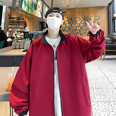 光板可二开港风双面夹克闪光亮片夹克拼色外套JK2616-1P60，男装夹克，电商A128