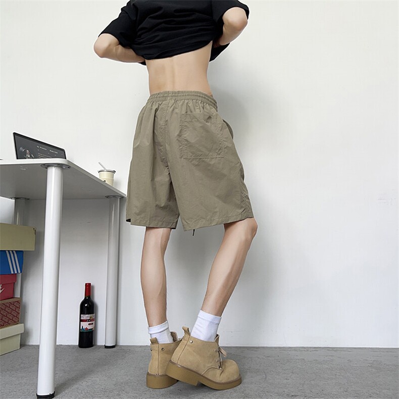 夏季潮牌休闲日系宽松五分透气运动短裤男女速干沙滩裤DK1015-P25,男装牛仔裤,星座308B-1