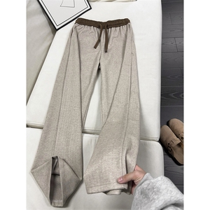 B221 美式ins暗黑高品质加厚毛呢休闲裤 LK24417-特P50控88图片