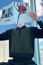 AW130/特P78控108秋季社会小伙拼接撞色设计感百搭小伙卫衣男咖首，男装卫衣，星座305B-1