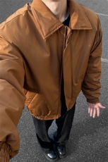 冬季新款2024飞行员夹克加厚棉衣美式短款翻领棉服外套S375-特P88，男装夹克，电商A233-1