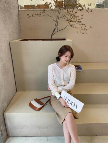 【现货】弹力提花上衣三色，其它，Ee·G