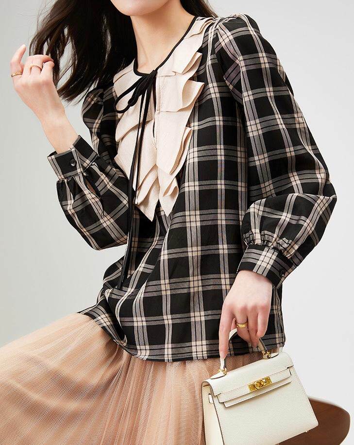 设计感双邹小衫，其它，青橙愫(7F)