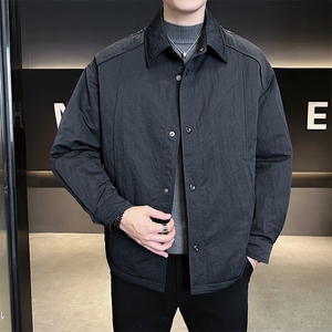90新标2025休闲简约设计款翻领加厚保暖羽绒服外套8131-P290图片