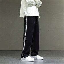 22/秋冬新款港风运动裤潮牌休闲裤潮流男裤直筒拖地裤子男士K60，男装休闲裤，星座815-2