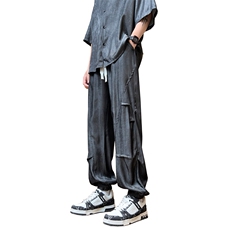 量大优供视频束脚冰丝长裤M-5XL特P30控68CK32，男装休闲裤，电商B325