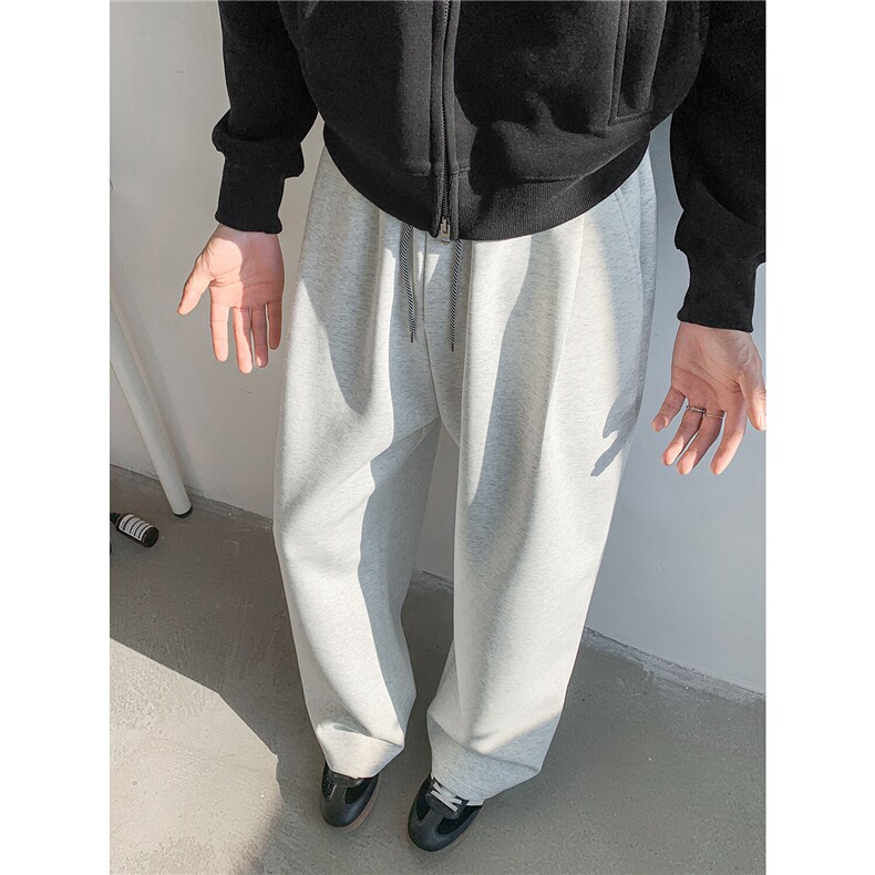 宽松弯刀裤垂感休闲裤男长裤弹力运动裤KD663-P50,男装休闲裤,电商D312-1