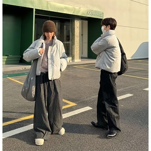 网图 老钱风 立体解构短款加厚32支软糯棉服外套 W1915/特P90图片