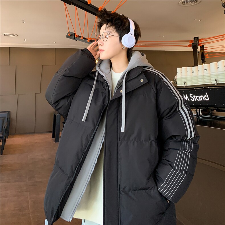主推款！纯色假两件连帽棉衣三防面料棉衣外套男MY8877,男装棉衣,星座610B-1