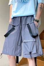8XL-M特大码肌理感五分裤户外登山裤冲锋裤短裤男DK1502P49控68，男装牛仔裤，电商D206-1