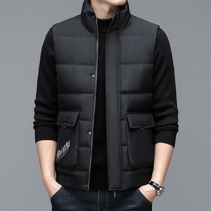 CXYF59387钱塘2020-2中青年男士冬季马甲厚款时尚休闲羽绒服P137