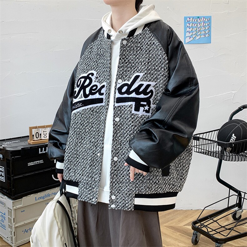 冬款加棉加厚棉服刺绣潮港风棒球服棉衣外套男士8126-P115控价158图片