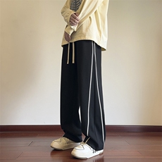 KP786P45港风休闲裤宽松运动裤拖地裤束脚裤男，男装休闲裤，星座1204-3