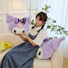 万美毛绒玩具 库洛洛紫酷抱枕