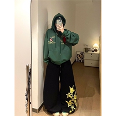 潮流休闲裤原宿文艺新款慵懒时尚百搭流行简约日系气质X8070-P48，男装休闲裤，星座208-5