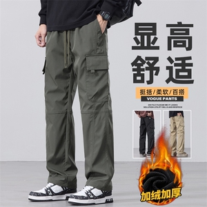 美式工装裤男直筒裤多口袋宽松冲锋户外工作裤Z9810-P50/加绒P55图片