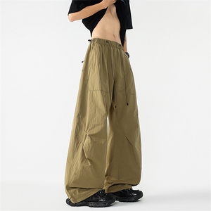 8XL-M 日系户外防泼登山裤男直筒束脚休闲裤夏徒步工装裤K9158P68图片