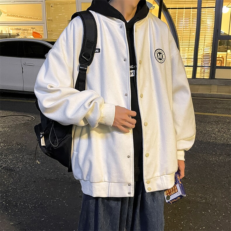 现货春装港风运动棒球服外套上衣男夹克衫D201-DM73-P75,男装夹克,电商D321-1