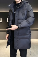 冬季新款中长款羽绒服男连帽可脱卸保暖外套B321-YR988-P215，男装羽绒服，电商B321-1
