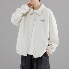 新款华人青年春款高品质休闲百搭男复古飞行夹克外套JK709P49，男装夹克，电商C408-1(原B339-1)