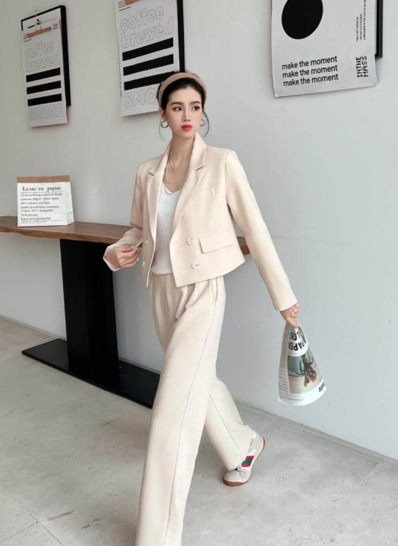 07裤套装，女装职业装，英利伊人