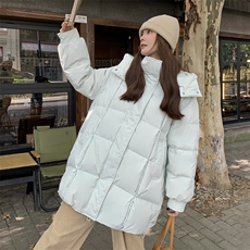 现货2026新款新标90羽绒马卡龙色羽绒服2D009-Y25P350控528，女装羽绒服，2D009
