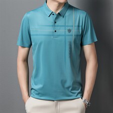 2023夏季新款运动休闲透气POLO衫宽松上衣中青年男士短袖T恤上衣，男装T恤，电商B212（原钱塘6029）