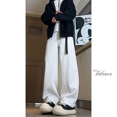 弯刀裤子男春季宽松垂感卫裤美式休闲长裤A166-KA5705-特P42控78，男装休闲裤，电商A166