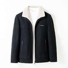 2023冬季厚款中年白鹅绒填充羽绒服皮外套男装ALXBPU2810-P340，男装羽绒服，电商B212（原钱塘6029）
