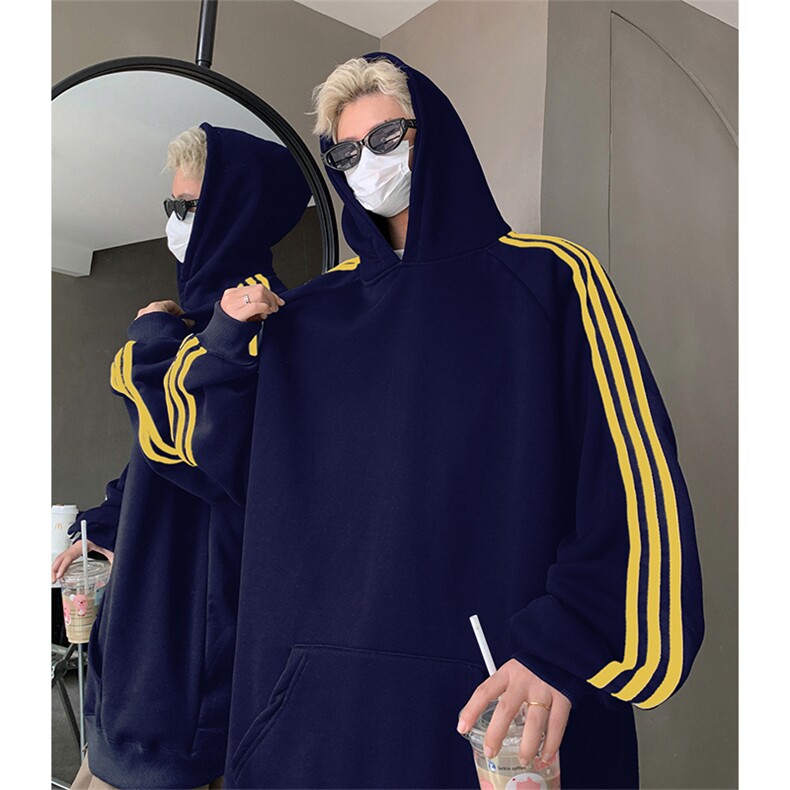 抖音得物高品质重磅全棉二开支持退换 360克宽松织带连帽卫衣CM06图片