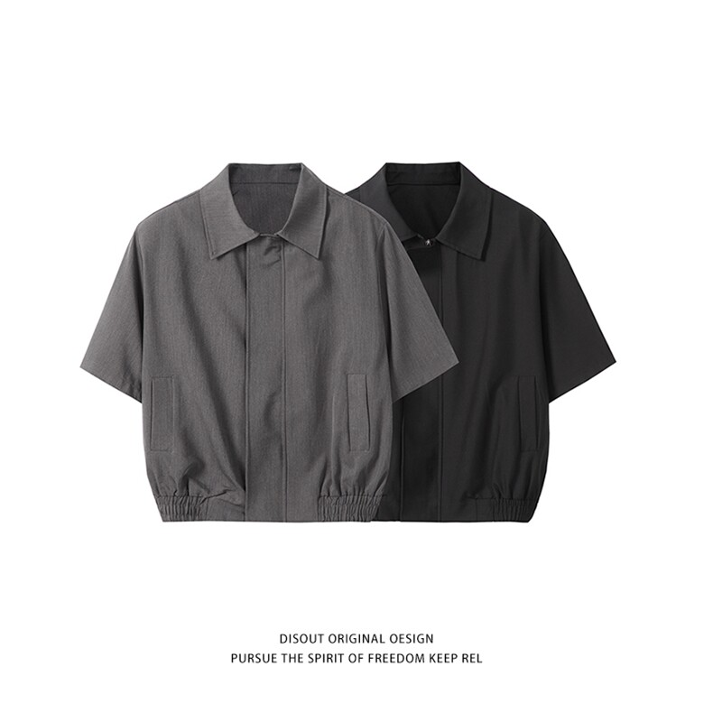 特P60 无差价新款夏季时尚百搭潮流设计短袖衬衫-HC2301 日系白底图片