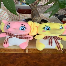 孙闯毛绒玩具 领结小象