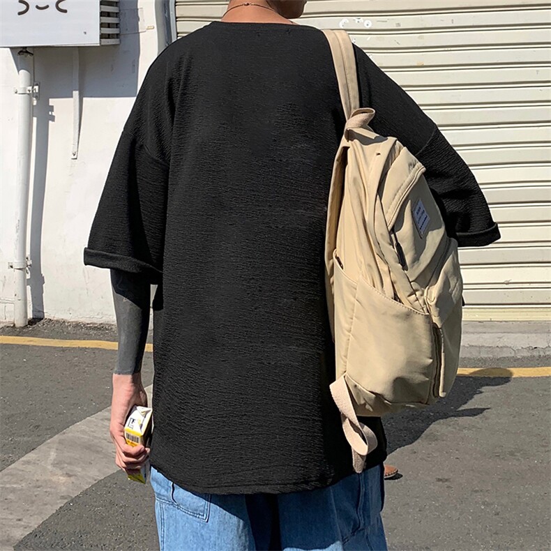 Q11035-P30春夏季七分袖t恤男大码五分袖男短袖中袖,男装T恤,电商A040