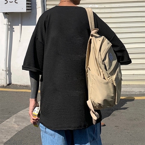 Q11035-P30 春夏季七分袖t恤男大码五分袖男短袖中袖图片