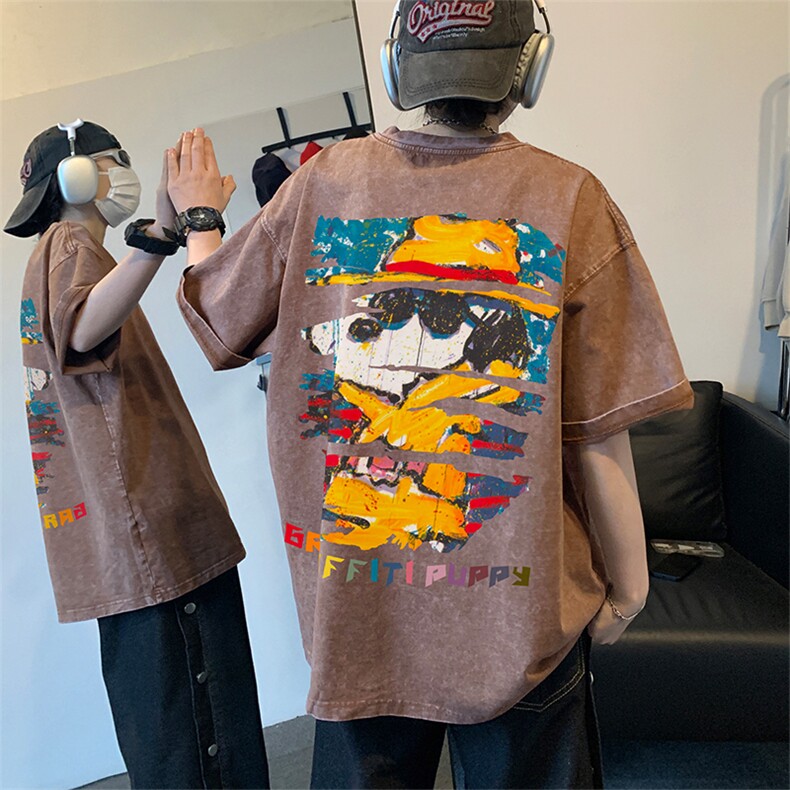 得物直播品质240重磅水洗xs605-dsx158-特批30控49,男装T恤,星座605(原A050)