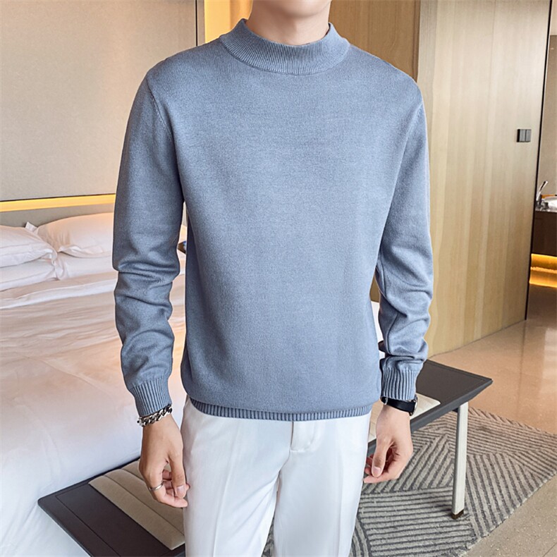 半高领男毛衣针织衫打底衫 MY631-P35图片