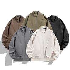 户外夹克男棒球领纯色上衣冲锋衣外套DSA157B-JK7869-P70，男装夹克，电商A157B