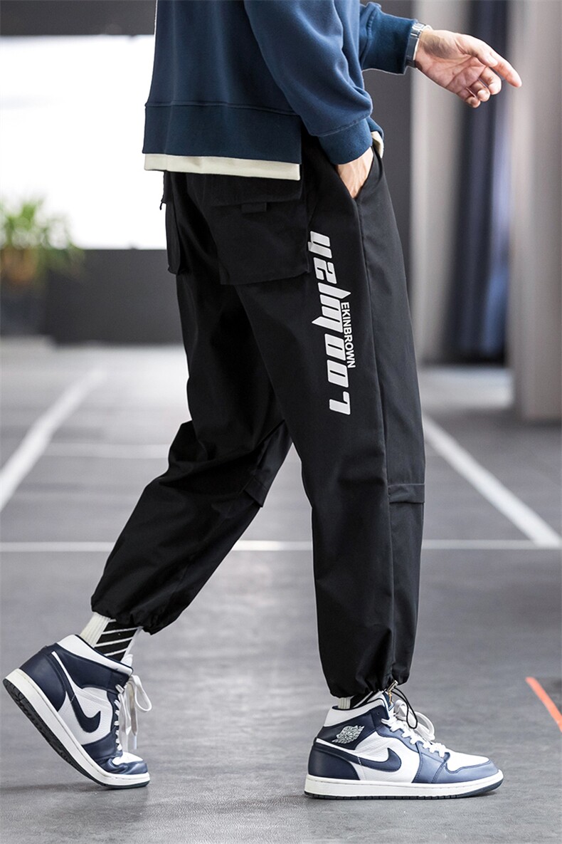 1美式机能风冲锋裤男户外运动高街休闲裤男大码裤子7191P40控59,男装休闲裤,星座226-2