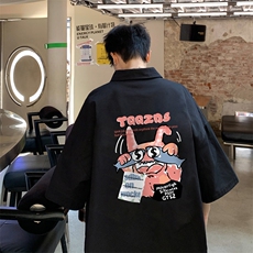 量大优供视频冰丝短袖衬衫男DXC534-特p25，男装衬衫，电商B371