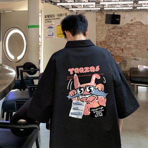 量大优 供视频   冰丝短袖衬衫男DXC534-特p25图片