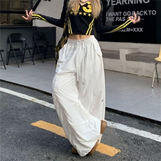 女童裤子2026新款儿童夏季阔腿裤薄款工装裤中大童宽松运动休闲裤，男装工装外套，星座506A