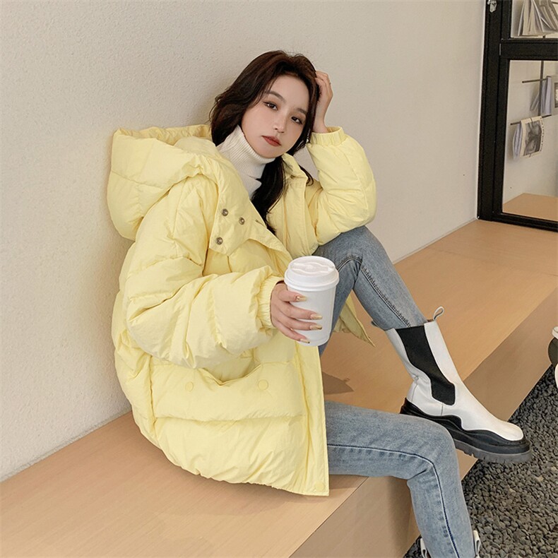 现货2025新款鹅黄短款面包棉服浙宝035/款号5822P160/K258,女装棉衣/棉服,2C053